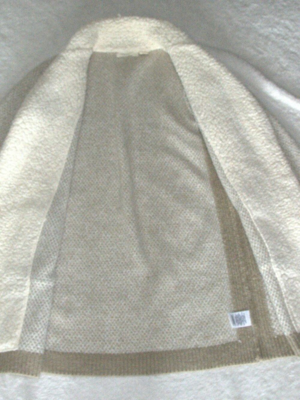 Sleeping on Snow Sherpa Lined Knit Sweater Coat from Anthropologie Women's Small - Picture 4 of 8